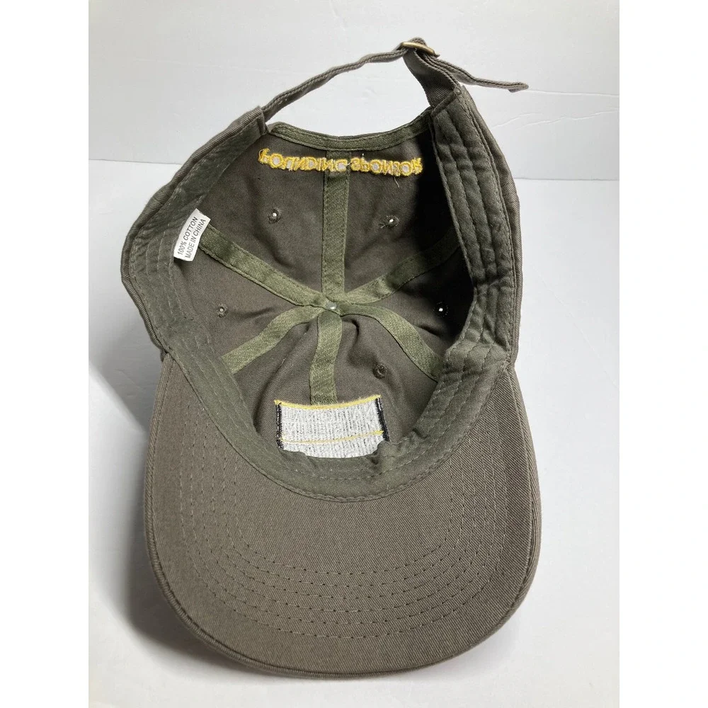National Museum United States Army Hat Cap Gray Adjustable‎ Strapback Cotton